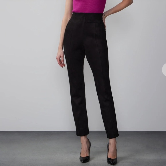 New York & Company Pants - New York & Company High-Waisted Black Slim Leg Pants